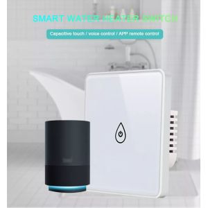 Glomarket Smart Wifi Tuya Water Heater Switch EU Standard Glass Touch Panel