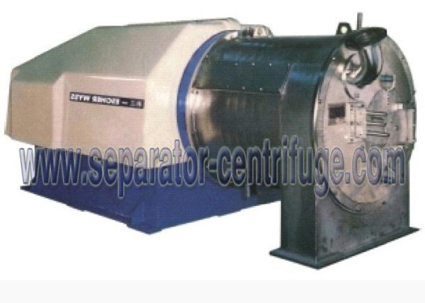 Two Stage Pusher Salt Centrifuge , Continuous Salt Dewatering Equipment / sodium