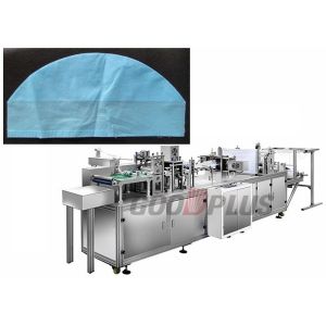 China Adjustable Automated Hospital Cap Making Machine With PLC Control factory