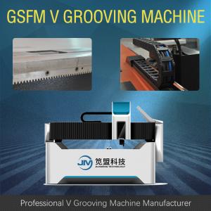 China Vertical CNC V Cutting Machine V Groove Machine For Metal Signage Production 1240 factory