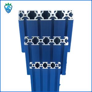 China 3060 6060 T5 Industrial Aluminum Profile V Slot T Slot Smooth Extruded factory
