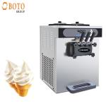 28L-32L/Hour Commercial Use Color Steel LED Touch Screen Soft Ice Cream Maker