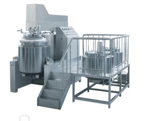 China 650L vacuum emulsifying machine factory