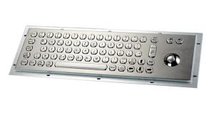 China MKT2654 370x122mm kiosk metal keyboard with trackball factory