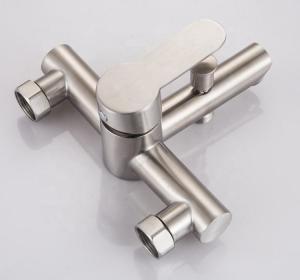 China 2.2 GPM Wall Mount Stainless Steel Faucet For Bathroom factory