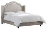 French Elegant Home furniture Queen King size Bed of latest double bed designs