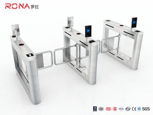 SUS304 Access Control Pedestrian Barrier Gate With Voice Light Alerts