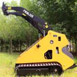 Compact Diesel Wheel Mini Track Loader Hydraulic Rack Agricultural Tloader