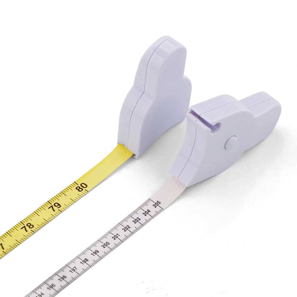 80in Body Measure Tape Arms Chest Thigh Or Waist Vinyl Coating Measuring Tape For Personal Trainer