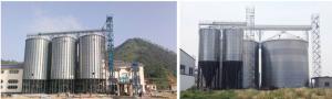 China Cone Bottom Steel Grain Silo For Flour Production Industry High Efficiency factory