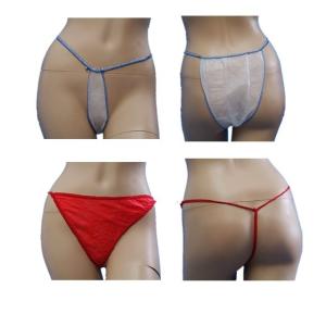 China Pp / Sms Material Disposable SPA Products T Back Underwear For Sanua Room factory