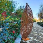 Outdoor Abstract Corten Steel Sculpture Garden Rusty Metal Art Statue