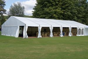 China Custom Large Wedding Tents Party Marquee Tents High Pressed Red Blue factory