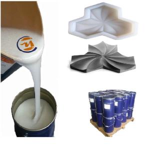 China RTV-2 Tin Cure Liquid Silicone Rubber For Lead Zinc Alloy Mold Making factory