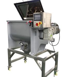 China Spice Horizontal Ribbon Blender Mixer For Dry Salt / Sugar Powder Double Shaft factory