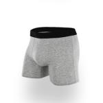 Custom Logo Cotton Men Underwear Plus Size Breathable Boxer Briefs