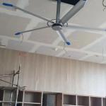 Versatile 2.4m 8FT Brushless HVLS Ceiling Fan for Food Shops and Manufacturing