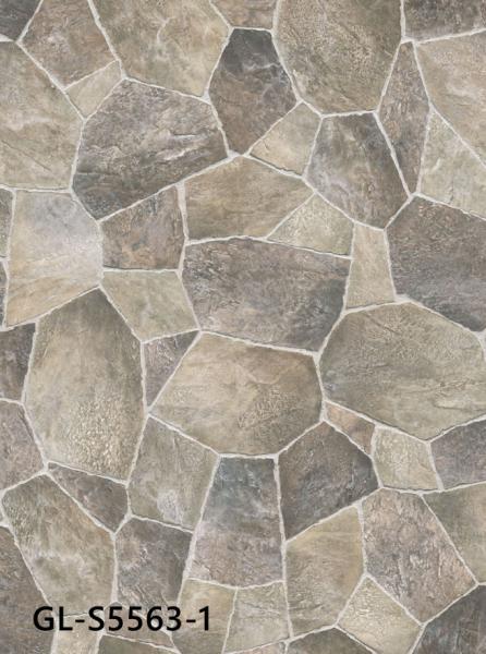 7''X48'' Granite Vinyl Flooring High Flexibility Abrasive Unilin Click Beige