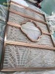 201 304 Color Hairline Stainless Steel Room Divider Hotel Decoration