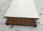 Exterior Soffit Metal Ceiling System C - Shaped Wood Grain Suspended Ceiling