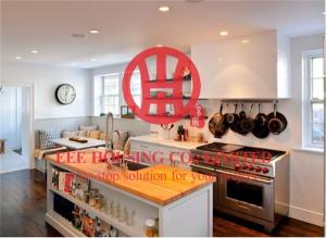 China Fashion Shaker-style Solid Wood Kitchen Cabinet with Excellent Design and Quality factory