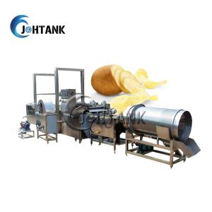 China 500kg/h Fully Automatic Banana Chips Making Machine Potato Frozen Fried factory