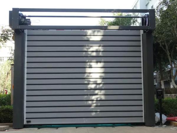 Aluminum High Speed Spiral Door Luxury Apperance Smooth Surface