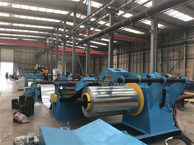 Precision 0.5mm Metal Coil Slitting Machine For Galvanized Steel And Stainless Steel