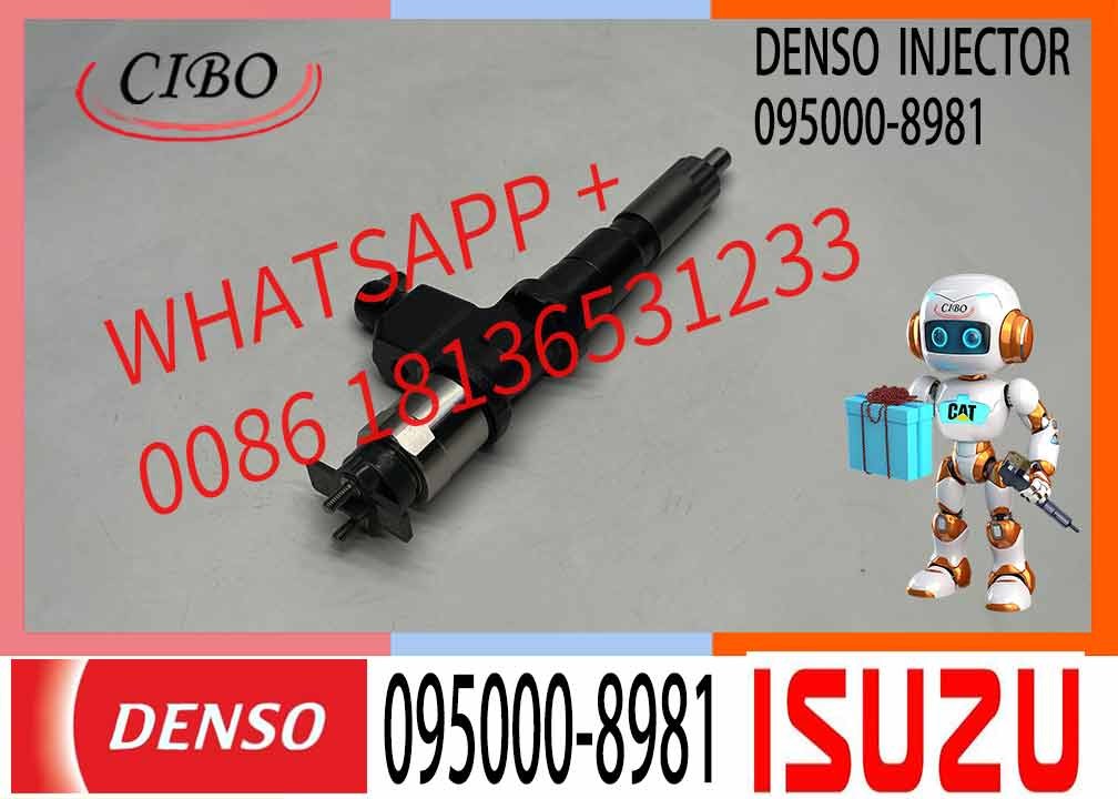 100% Neutral Diesel Fuel Injector Common Rail Injector 095000-8981 8-98167556-1