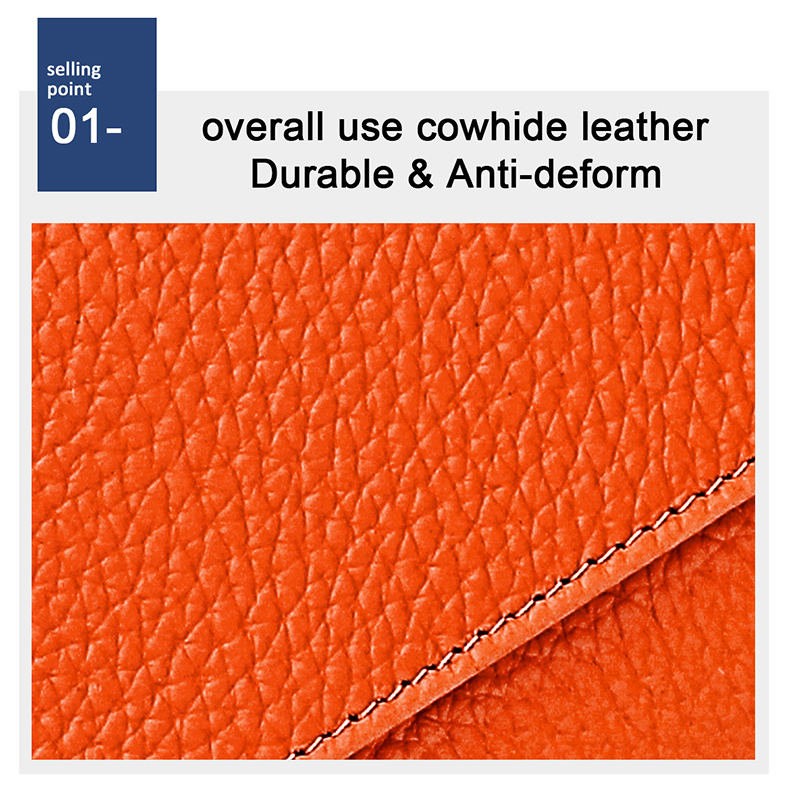 Availiable Luxury Real Leather RFID Blocking Portable Logo Zipper Long Wallet for Man