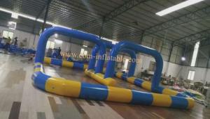 China kids go cart go kart race track inflatable race track factory