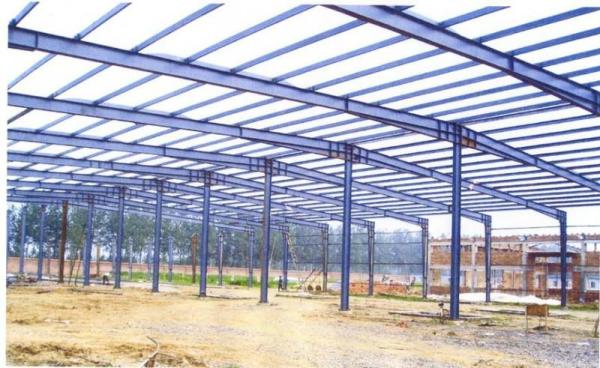 High Strength Bolt Poultry Farm Structure By Hot dipped Galvanized Treatment