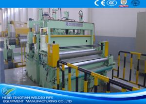 China Professional Sheet Metal Slitter Machine , Metal Slitting Line Max 30T Coil Weight factory