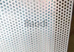 China Carbon Steel Metal Perforated Panels Round Hole , Perforated Stainless Steel Plate factory