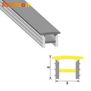 08*08mm Indoor LED Strip With Silicone Cover With Neon Border UV ETL FCC