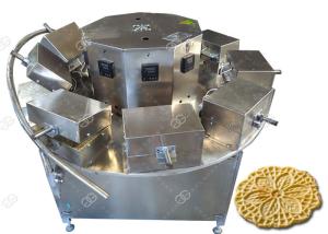China Italian Waffle Cookies Baking Machine , Pizzelle Maker Machine 1200PCS / H factory