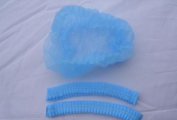 China 15gsm 18" Disposable Bouffant Cap For Laboratory factory