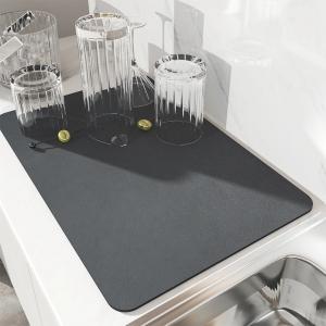 China Absorbent Washable Kitchen Draining Mat for Table Decoration in Home and Restaurant factory