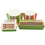 Customized Burger Box Disposable Fast Food Eco-friendly Paper Packaging Box