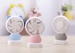 Cute Mini Portable USB Desk Fan , Mini Portable Pocket Fan Easy Charging