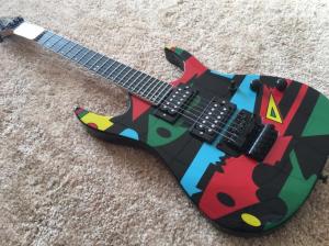 China James tyler custom guitar Golden hardwares Wilkson bridges red pearl pickguard factory