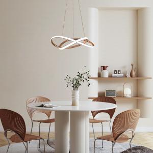 China Modern Design Nordic Style Aluminum Lamp Restaurant Lobby 166w Led Chandelier Lamp factory