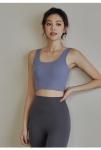 XS--5XL Nylon Spandex Womens Yoga Tank Top Deep Neck And Back