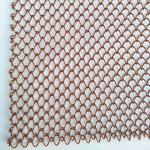 Aluminum Coil Drapery Architectural Wire Cloth For Partition Curtain Divider