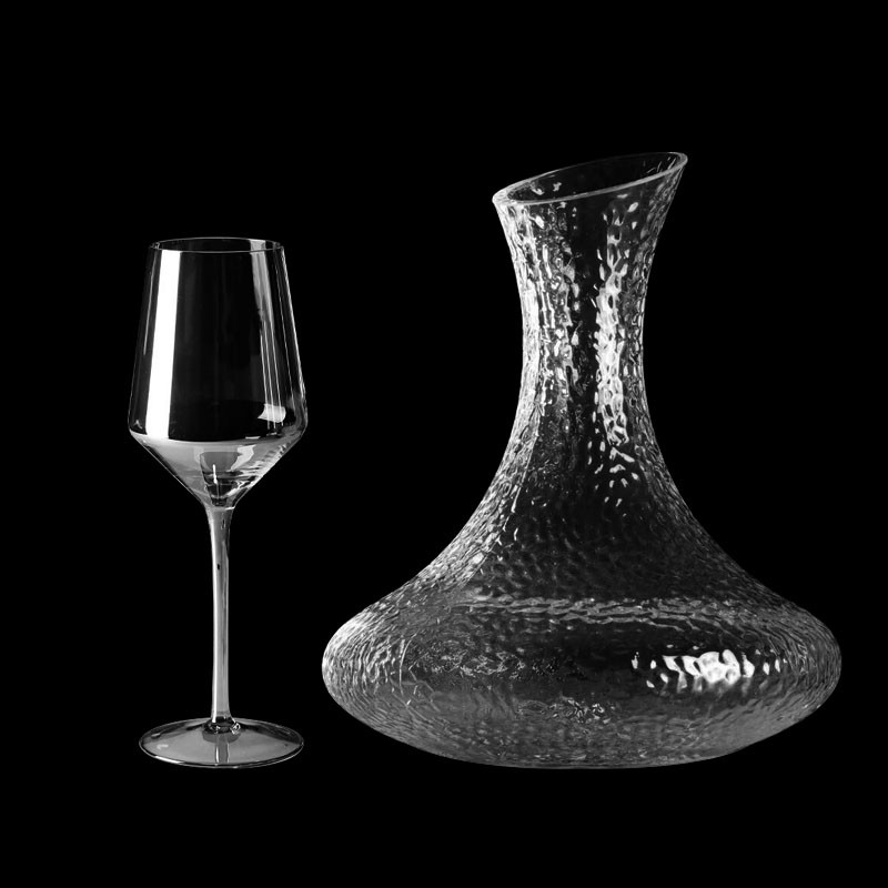 Bulk Wholesale Handcrafted Lead-Free Crystal Wine Decanter Aerator | 1500mL Distributor-Ready Carafe