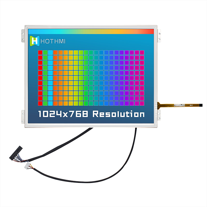 10.4 Inch IPS Resistive Touch 1024x768 Wide Temperature TFT Display Panel For Medical Devices