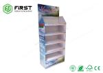 Custom Logo CMYK Color Printing Recycled Paper Cardboard POP Floor Displays With