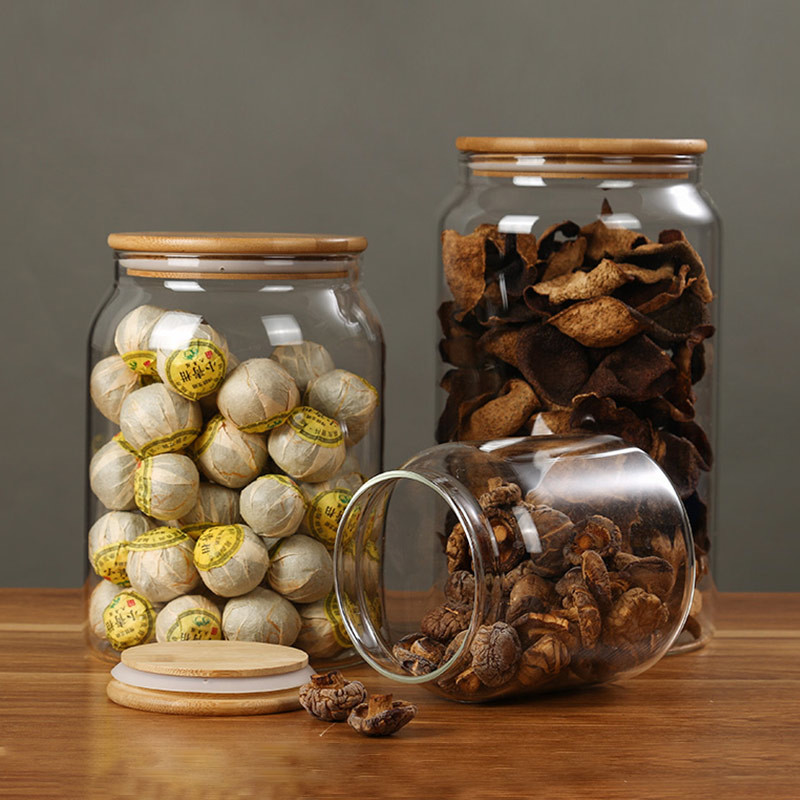 Mouth Blown 3200ml Borosilicate Glass Storage Containers