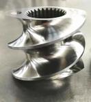 Standard SUS440C Double Screw Extruder Components Screw Elements