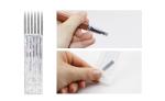 Purple Manual Tattoo Needles Shading Blades Circular Manual Eyebrow
